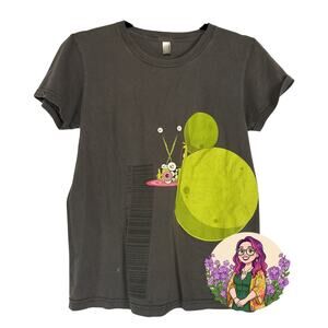 VTG Melvins Gray Art Shirt Sz L Purge of Dissidents Bottleneck Concert 2007 Y2K